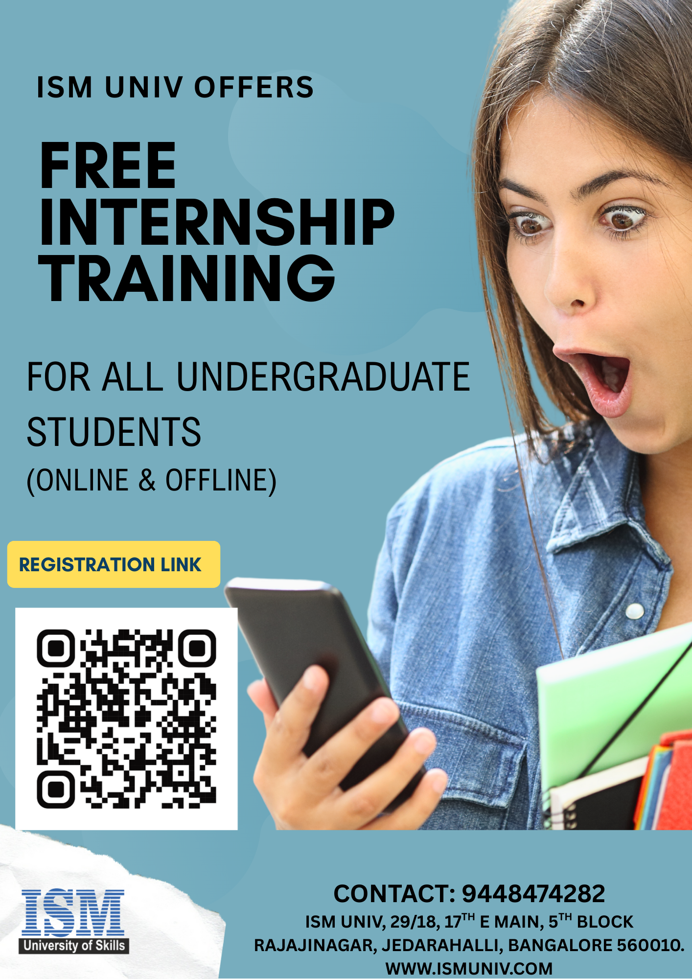FREE INTERNSHIP FOR UNDERGRADUATE STUDENTS